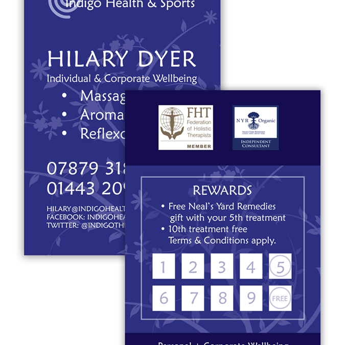 Business Cards – Indigo Health & Sports