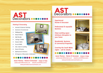 Flyer design – AST Decorators