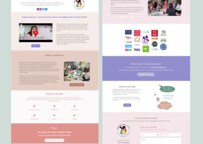 Website design & development – Mothers Matter CIC